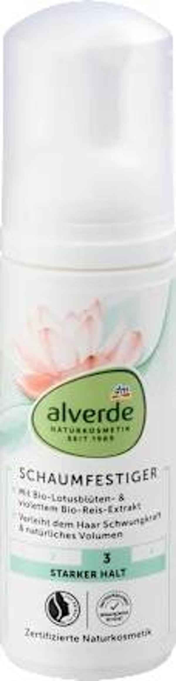 Alverde Schuimversteviger met Lotusbloem & Paarse Rijstextract, 150 ml
