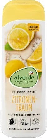 Alverde verzorgende douchegel "Citroendroom" citroen/berk,  250 ml