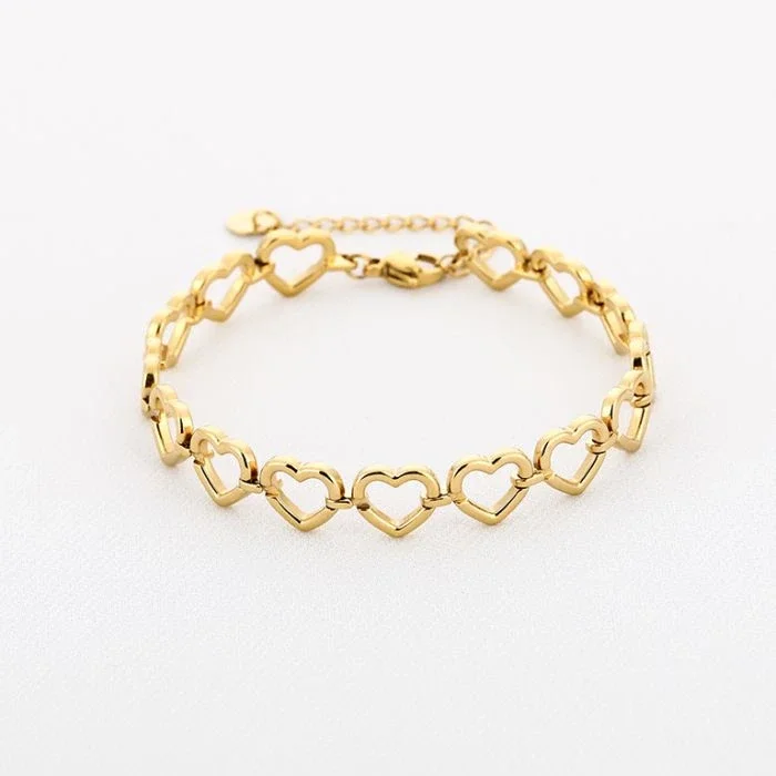 Armbandje open Hart Basic