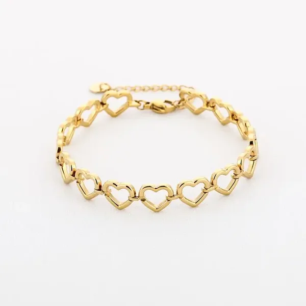 Armbandje open Hart Basic