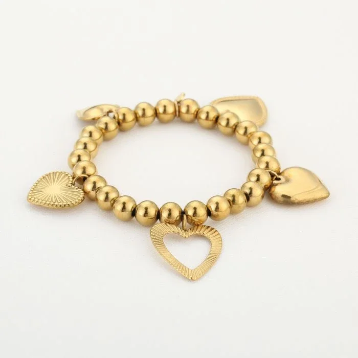 Bolletjes Armband met Bedels