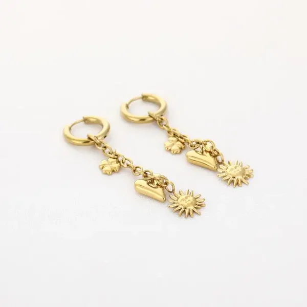 Bedel Oorbellen met Hartje