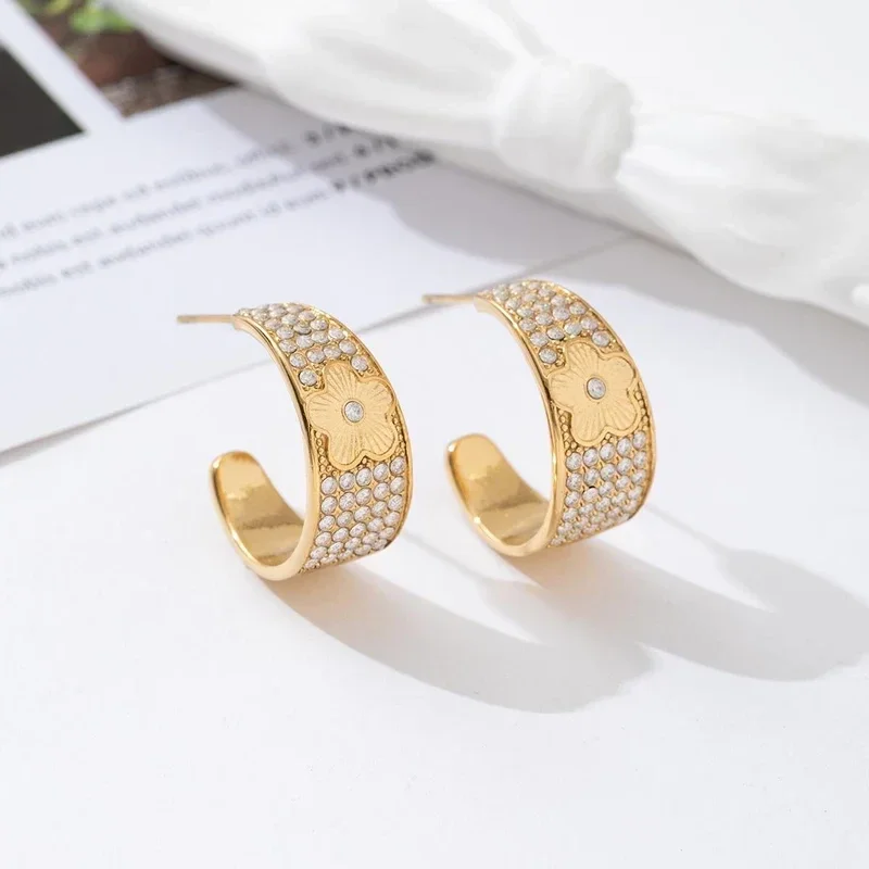 Clover Cresent Oorbellen