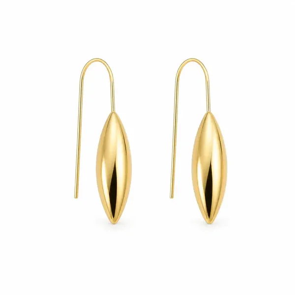 Drip Hanger Oorbellen Goud
