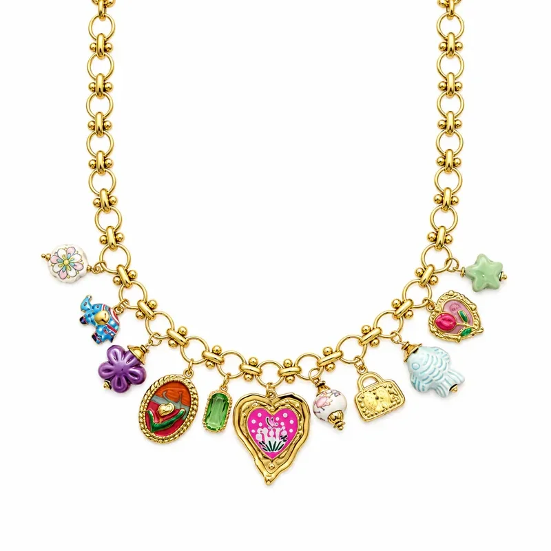 Heart Bucket Ketting