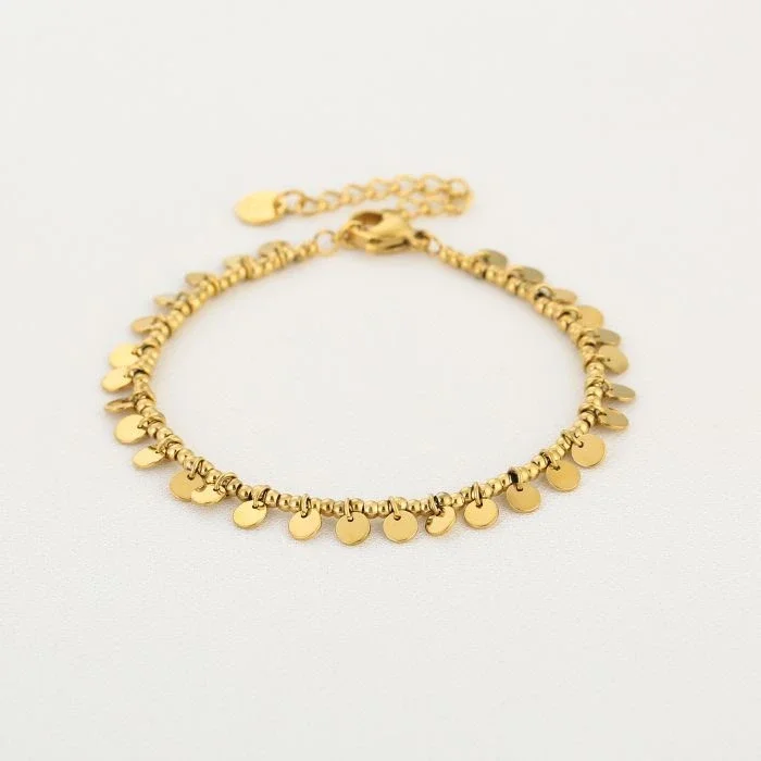 Muntjes Armbandje Goud