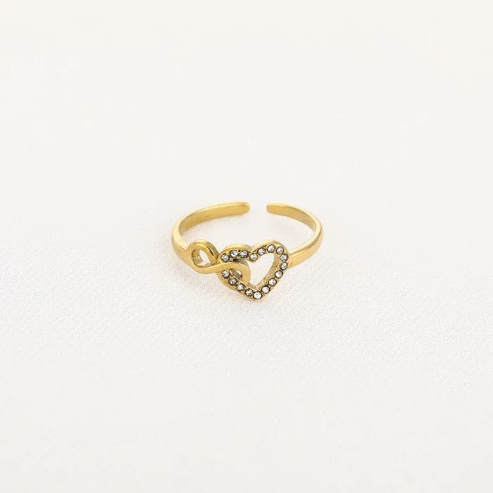 Ring Zirkonia heart
