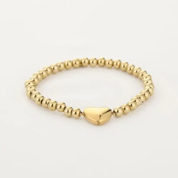 Bolletjes Armbandje met Hartje