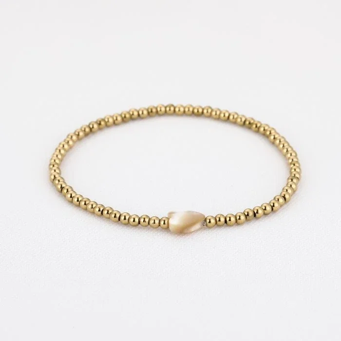 Armbandje klein met hartje