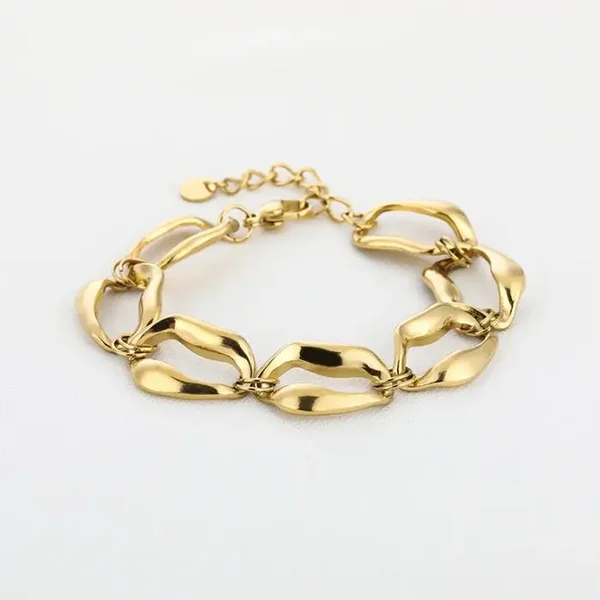 Schakel Armband Chique Goud