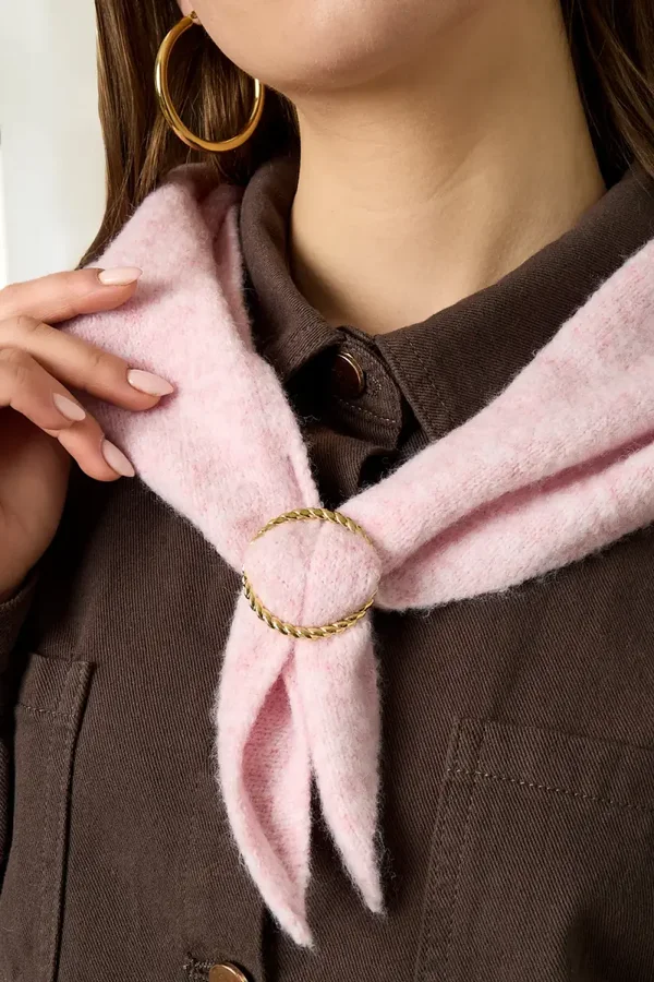 Sjaalklem met gedraaid Detail