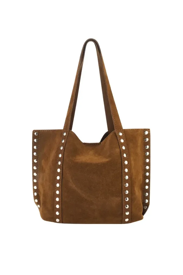 Tas bruin met studs