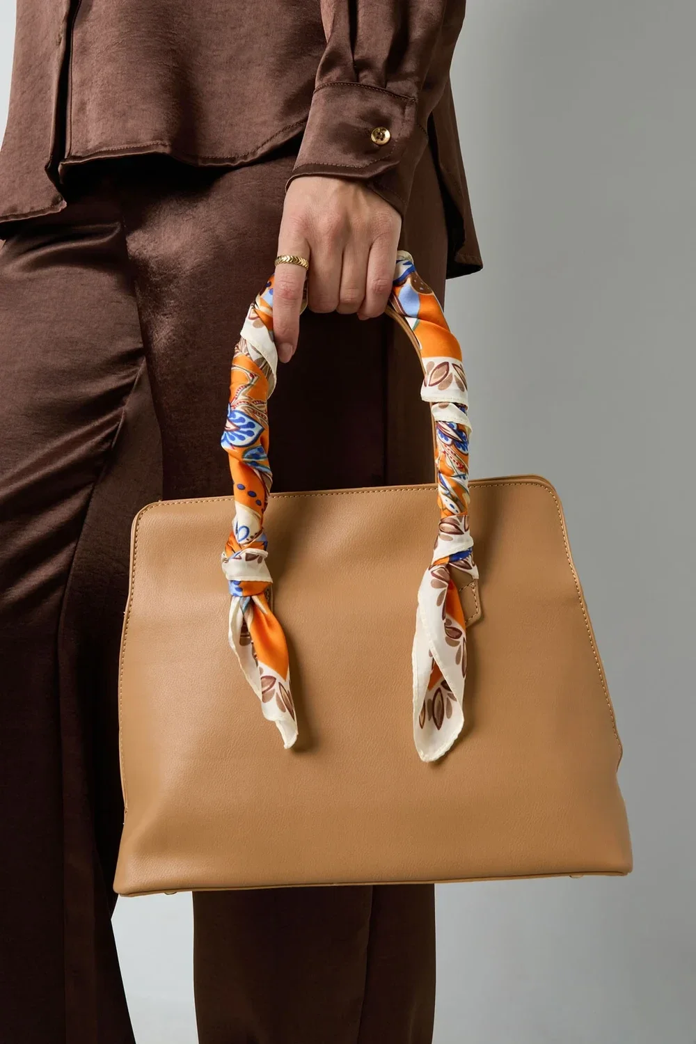 Zomersjaal Bloem Oranje