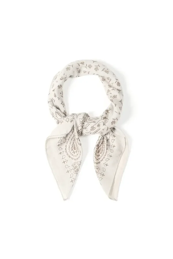 Zomersjaal Bloem Zandkleur