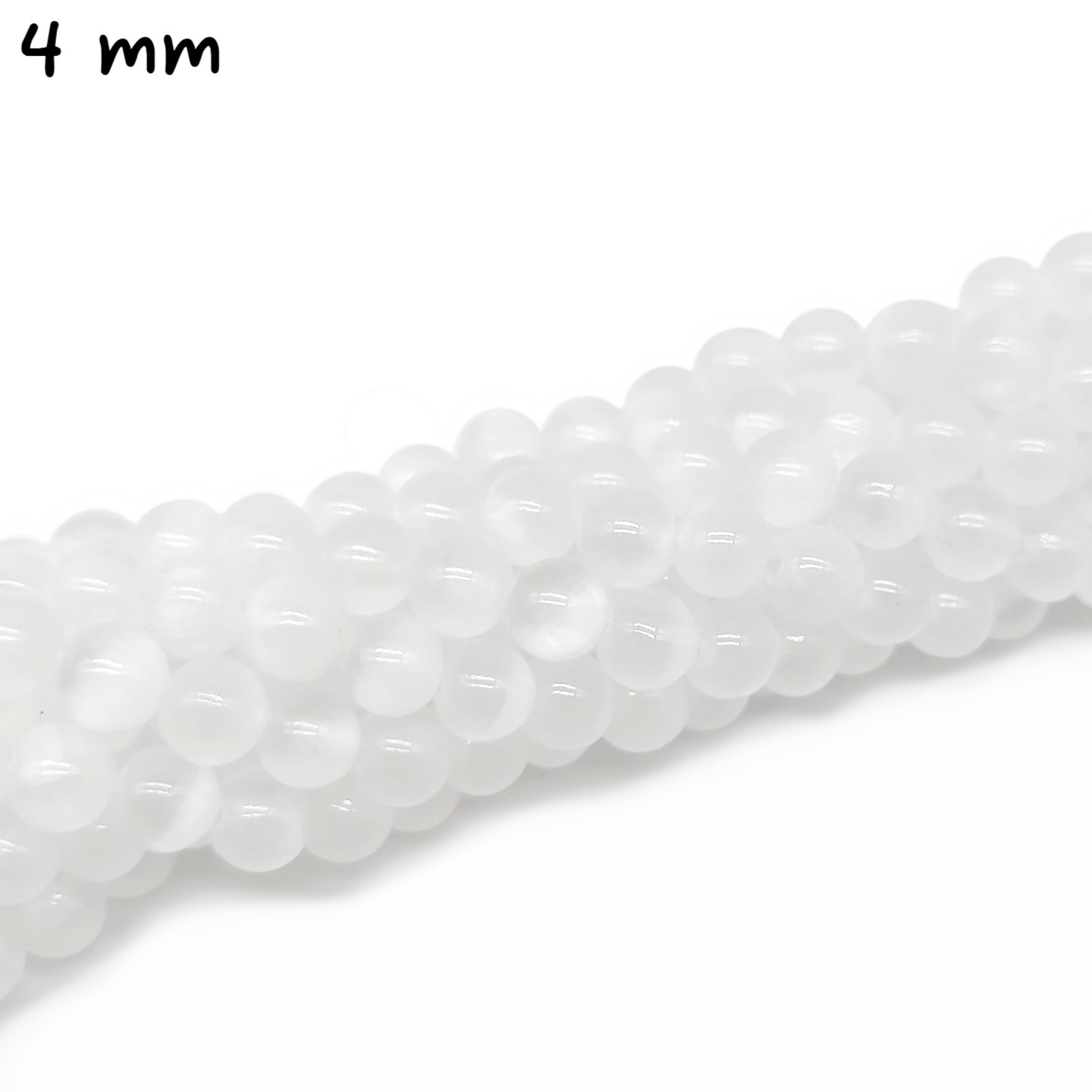 Selenit • 4mm & 6mm Strang