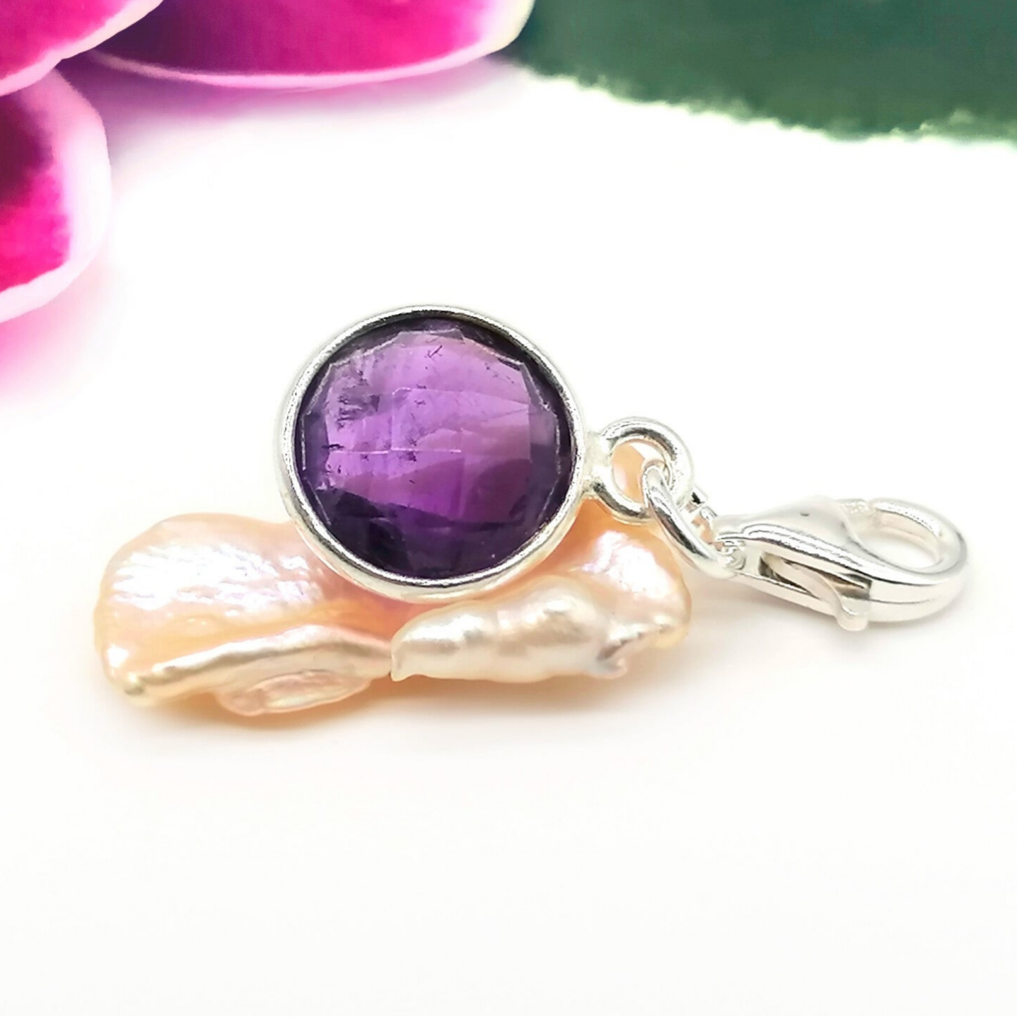 925 Silber • Amethyst Charm