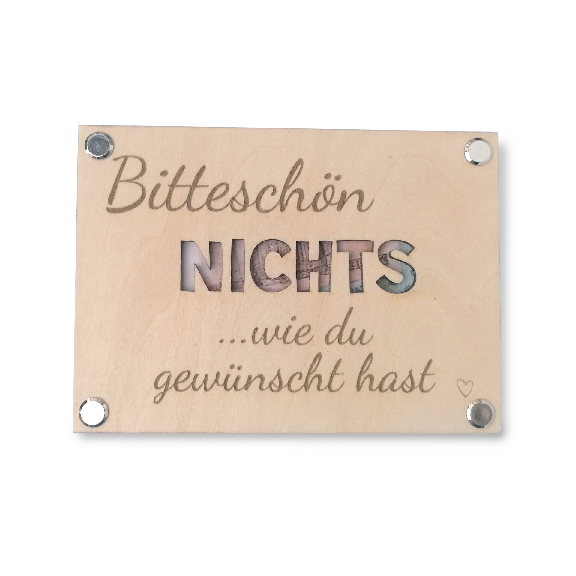 Geschenkkarte - Nichts