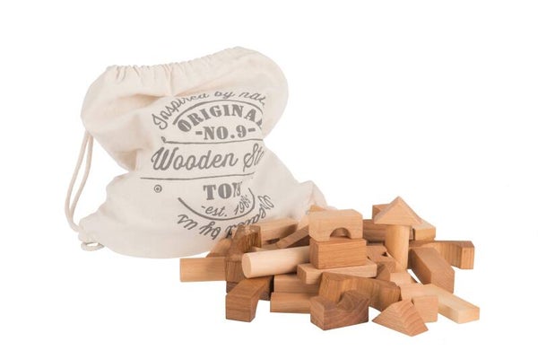 Wooden Story | Houten blokken naturel 100 stuks