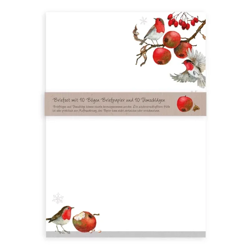 Briefpapier A4 Winterse sierbessen