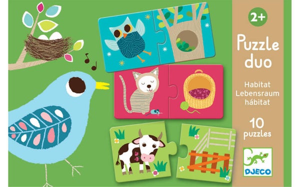 Djeco | Puzzel Duo - Dierenthuis