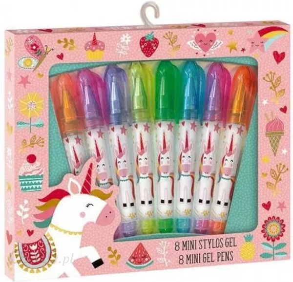 8 Mini gelpennen | Hachette