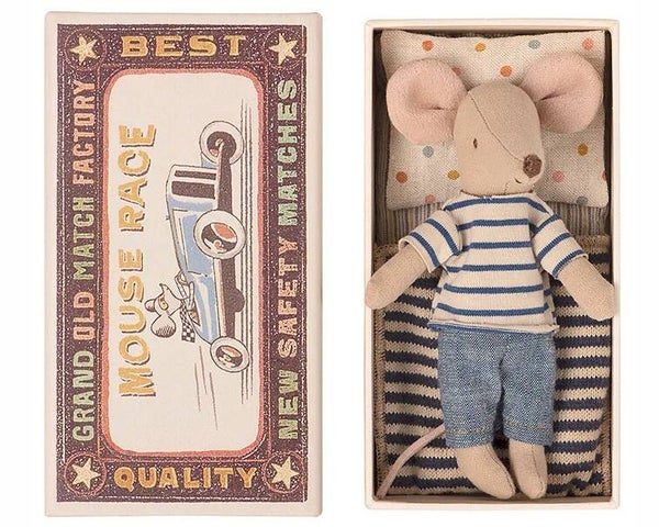 Maileg grote broer muis in luciferdoosje