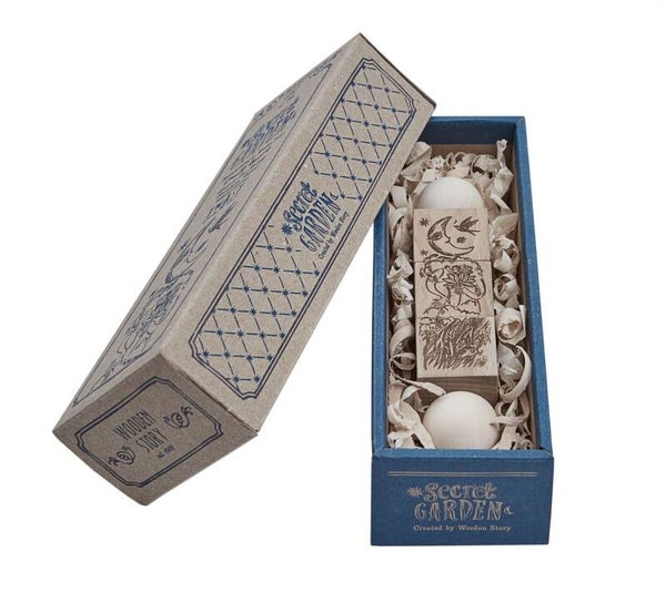 Wooden Story | Draaipuzzel Secret Garden naturel