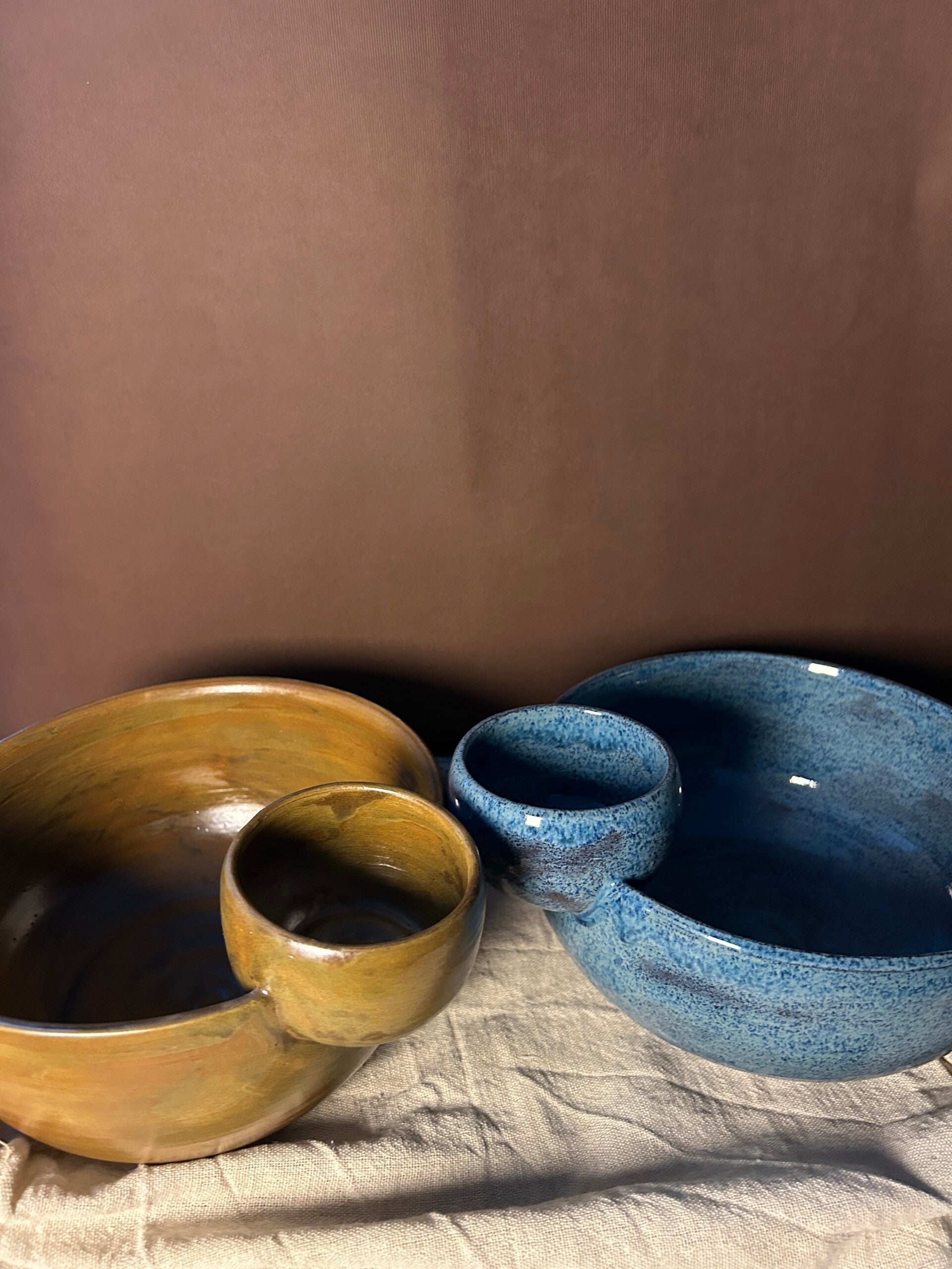 Tas për patatina dhe salcë (Chip&Dip bowl)