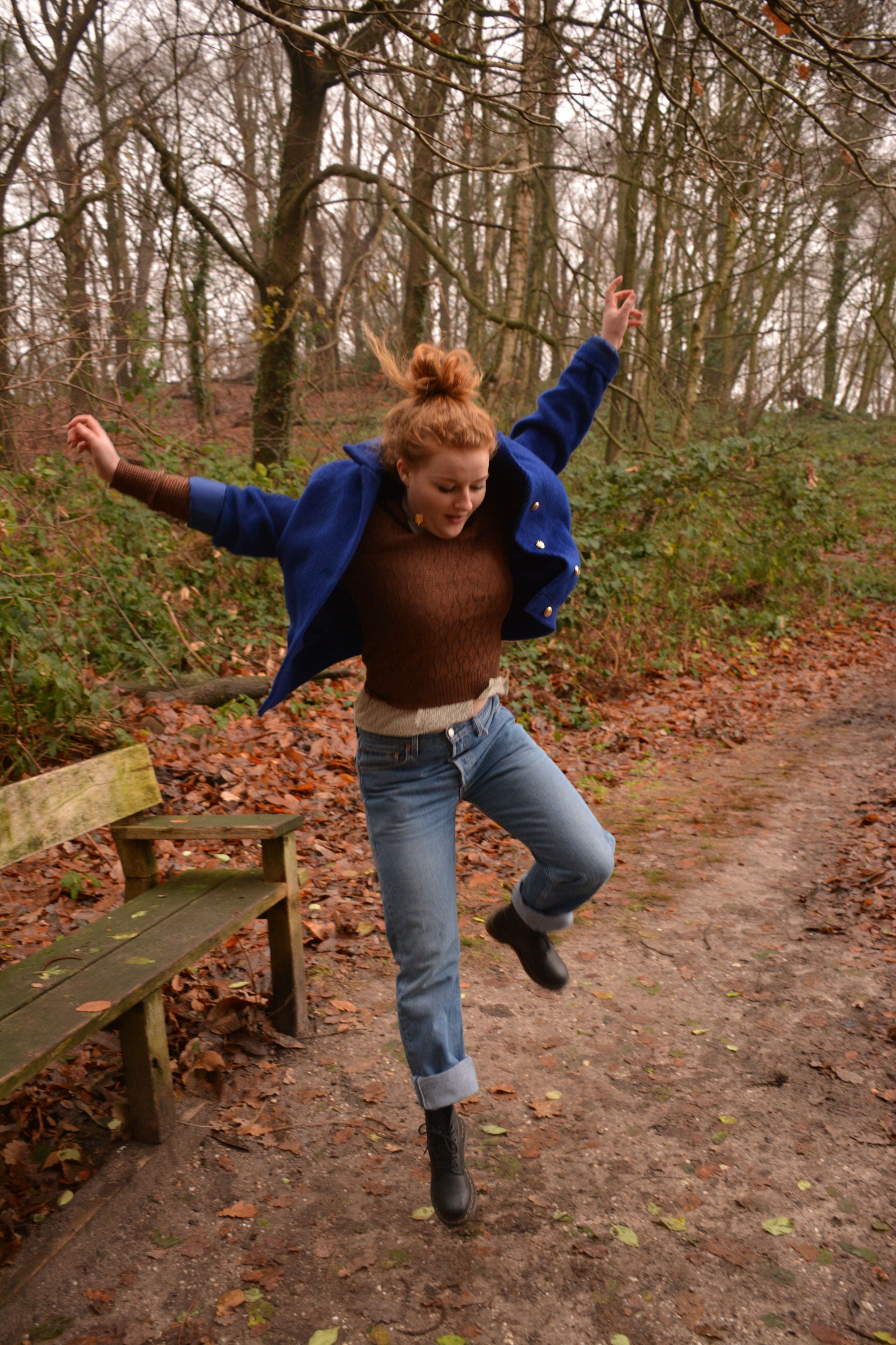 6019 Vintage 70's Kobalt Jacket - M/L