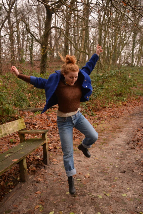 6019 Vintage 70's Kobalt Jacket - M/L