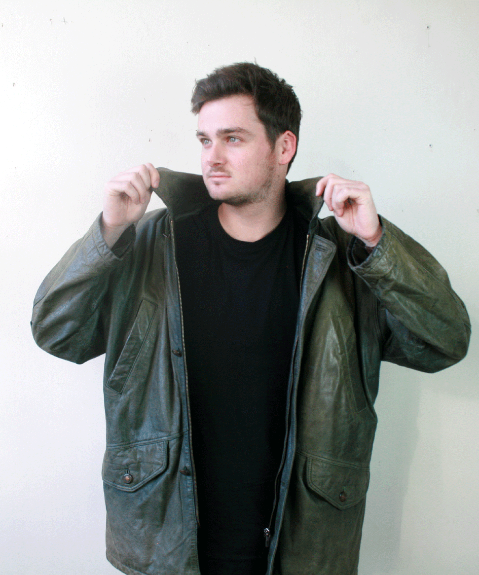 5003 Leren Bomberjack - L/XL