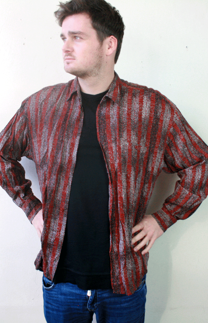 1019 - 90's blouse - L/XL