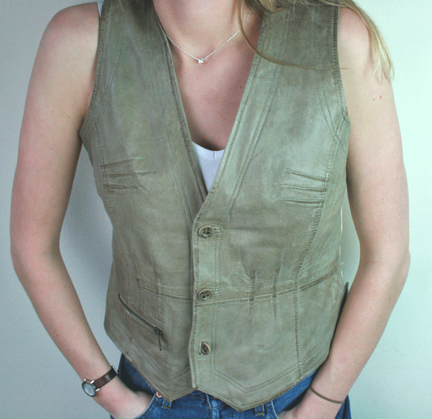 4031 Vintage 70's Vest Hans Ubbink- S