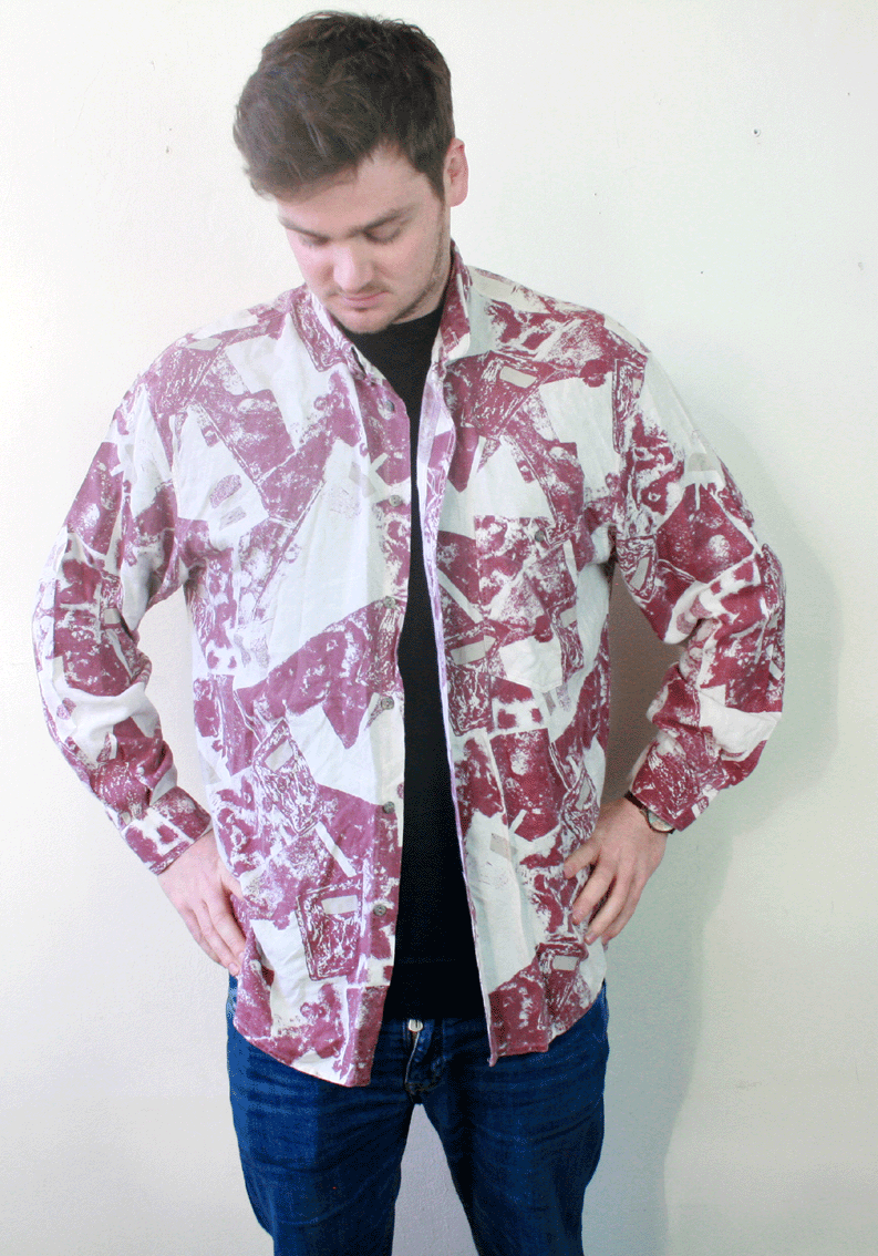 1020- 90's blouse - L/XL