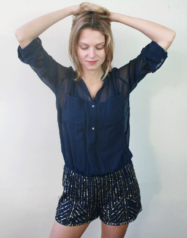 1122 Vintage Blue Jumpsuit - SOLD OUT