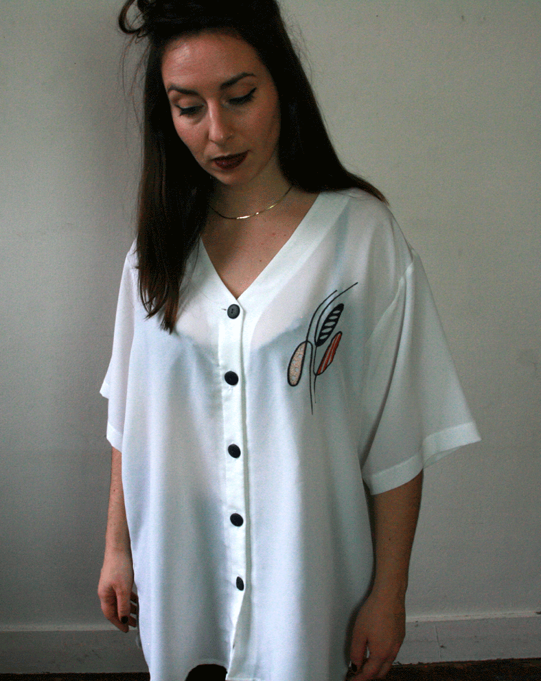 7012 Retro 80's Top - Oversized