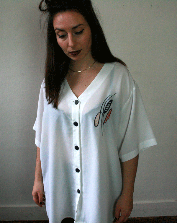 7012 Retro 80's Top - Oversized