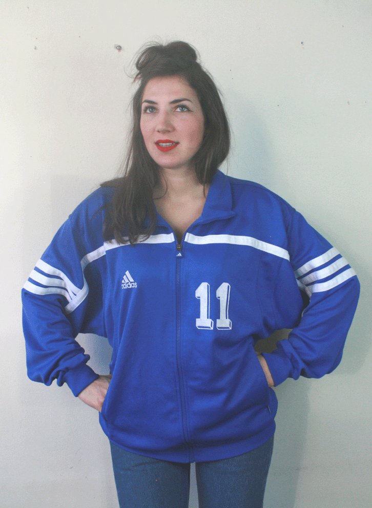 4017 Vintage Voetbal Adidas jacket - L/XL