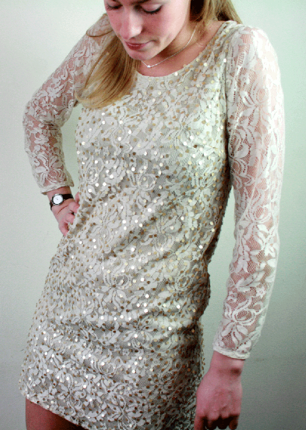 1121 Vintage Glamour Dress - M/L