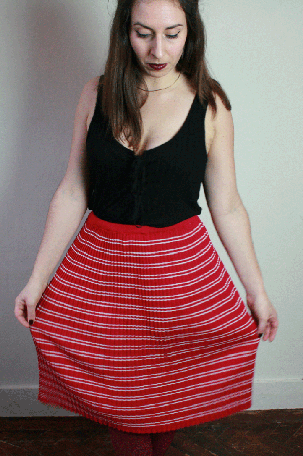 1113 Vintage 50's rok - XS