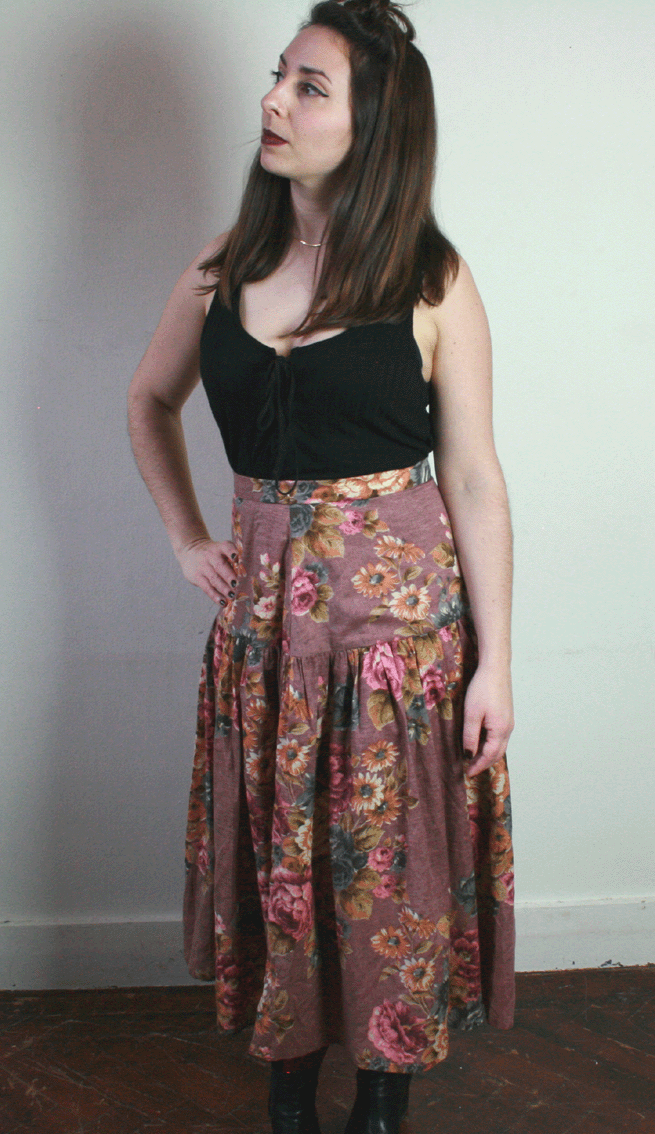 1102 Vintage 60's rok - S