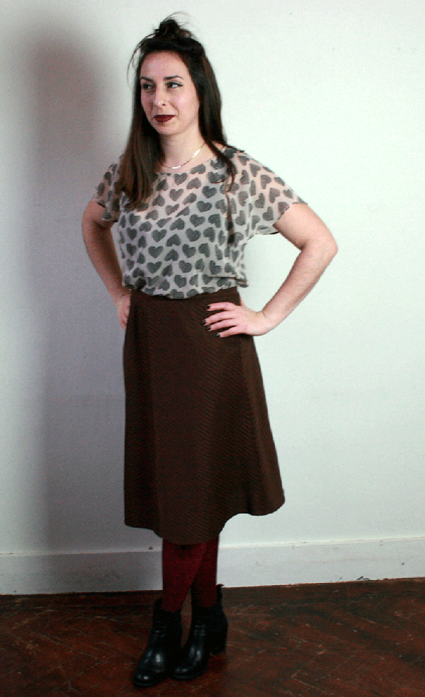 1129 Vintage 60's rok - Maat S/M