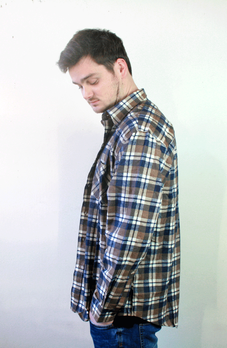 1022 Flannel shirt - L/XL
