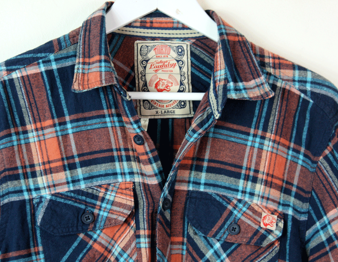 1012 Flannel Blouse - L/XL