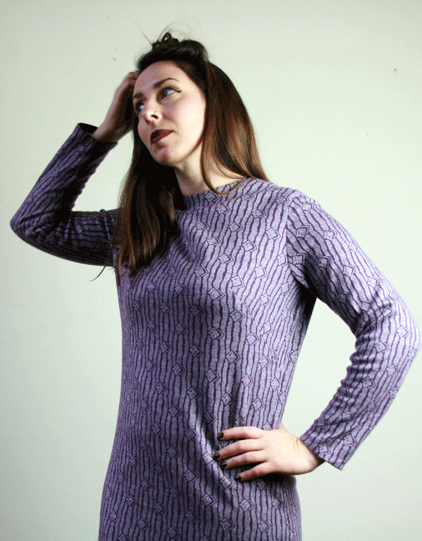 1103 Vintage 70's dress - L/Xl