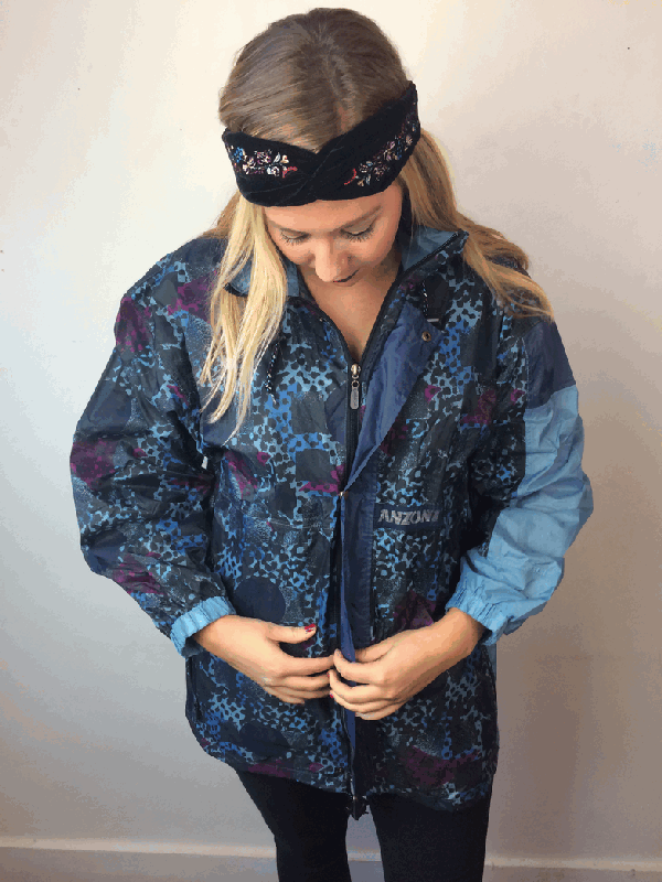 Vintage Festival windbreaker (opvouwbaar) - Oversized