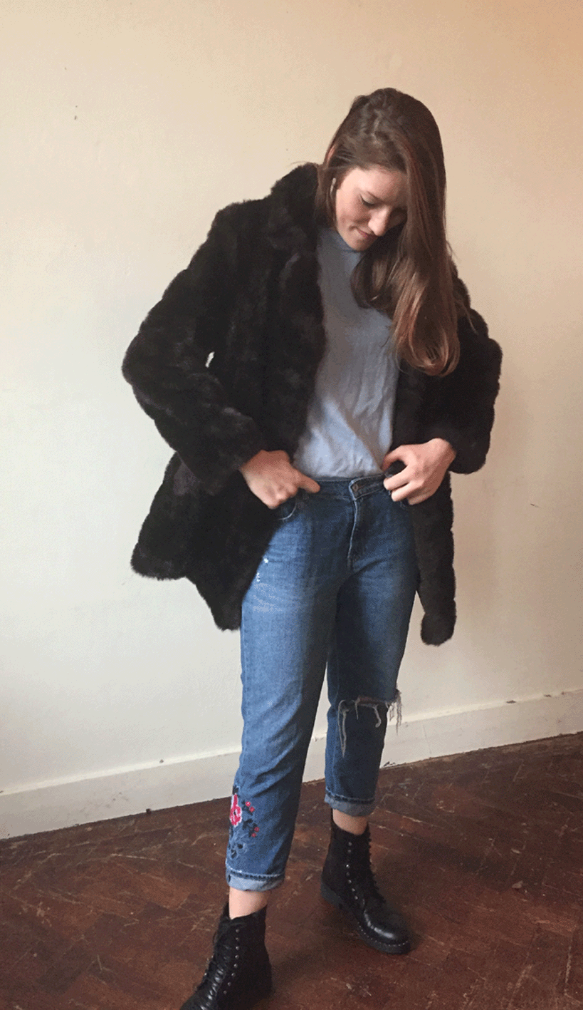 5013 Bruine bontjas - M