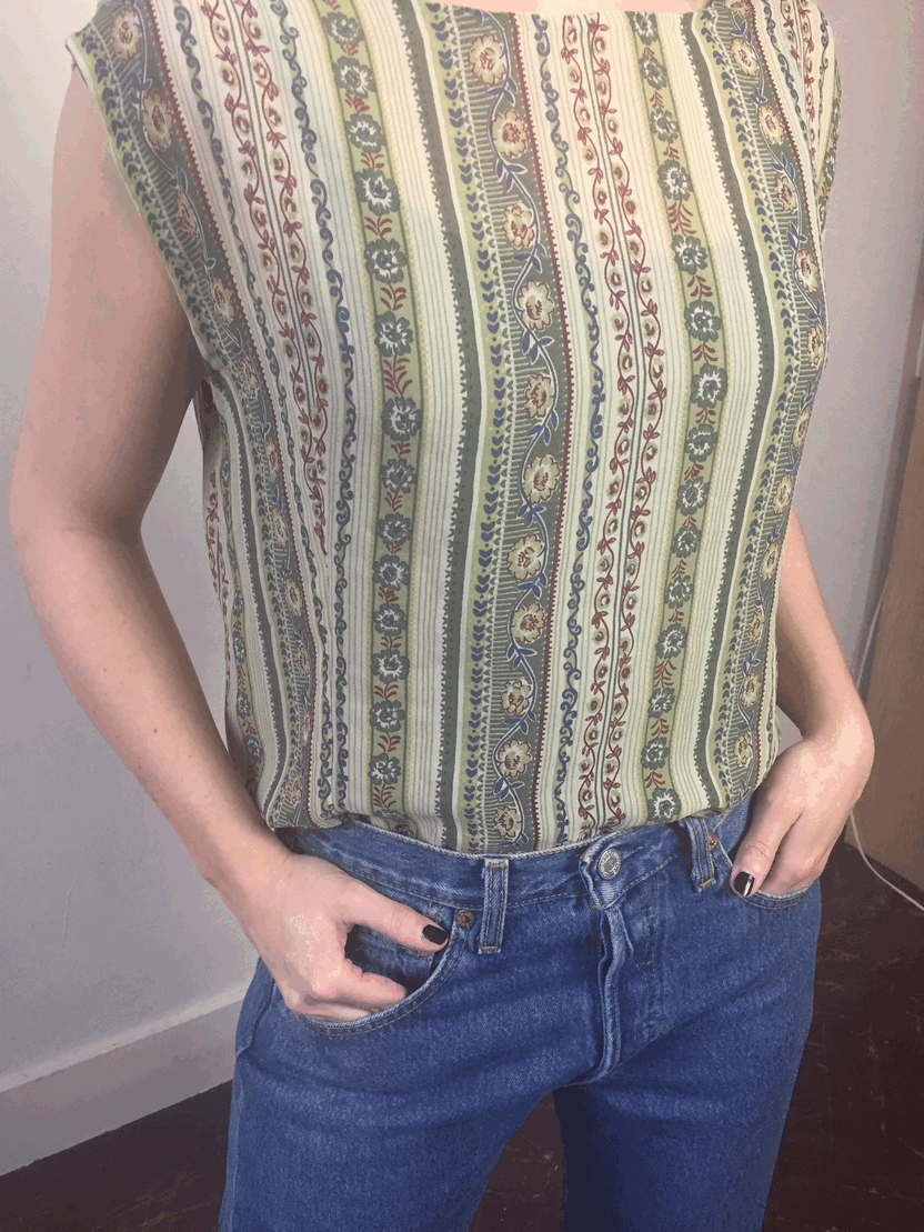 7015 Vintage top - L