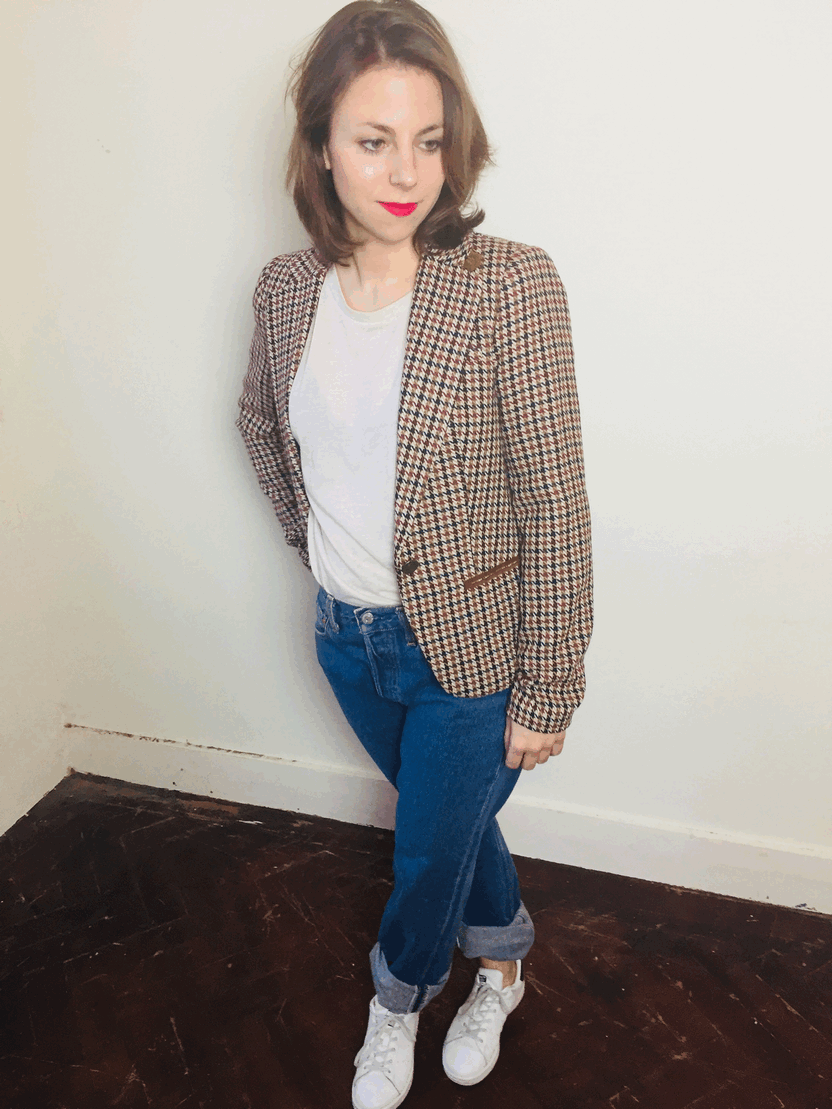 6013 Vintage Engelse blazer - XS