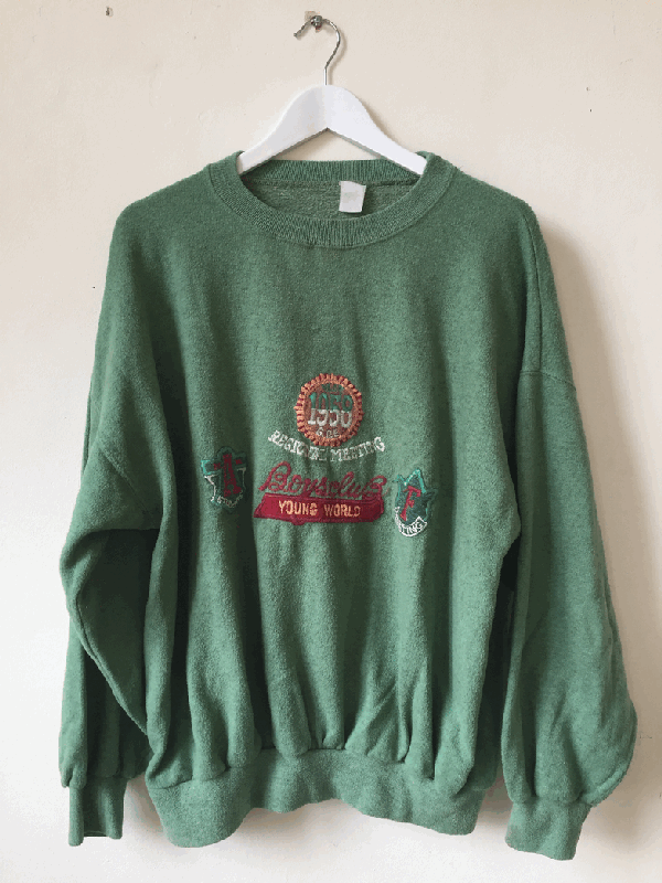 Vintage sweater green - L/XL